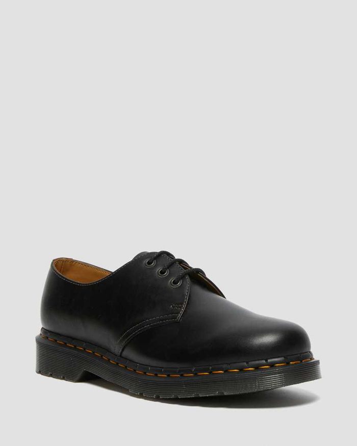 Dr Martens Mens 1461 Abruzzo Leather Oxfords Black - 26789AJFD